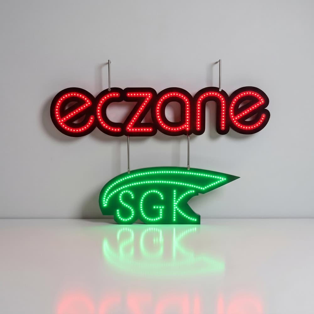 Eczane ve SGK Led Tabela 60x100 cm